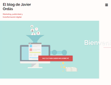 Tablet Screenshot of elblogdejavierordas.com